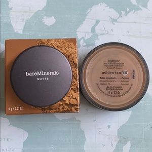 Bareminerals matte foundation golden tan spf15